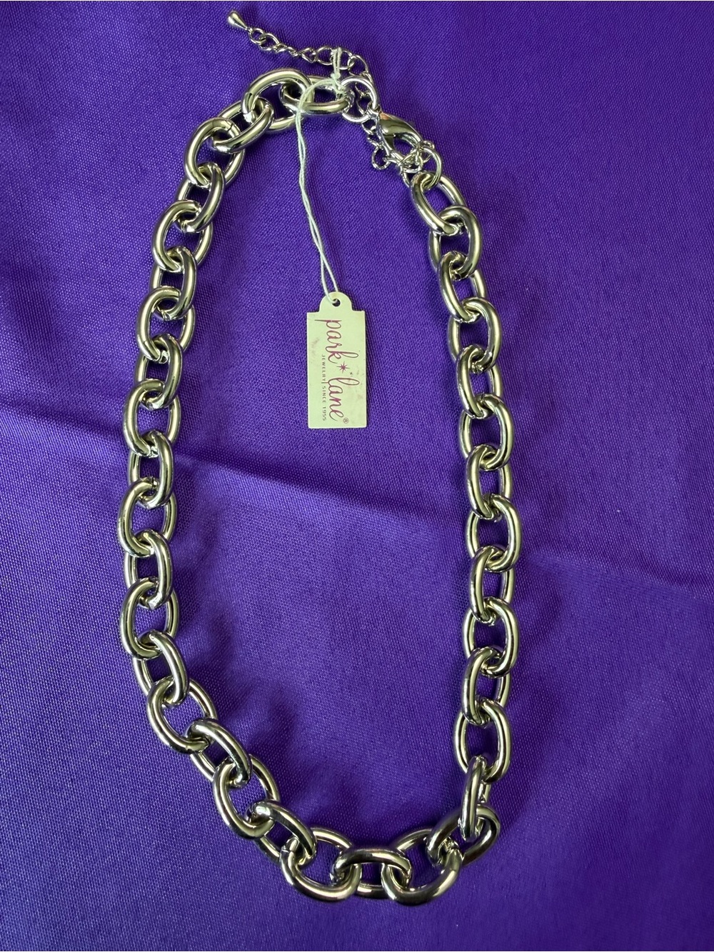 Park Lane Connections Silver Large Link Chain Necklace NWT Retired $69